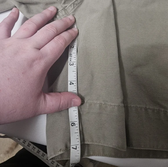 Columbia Mens Shorts Size 36 Cotton Brown Flat Front Casual Chino! - Picture 9 of 9